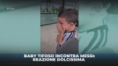 Messi e il baby tifoso