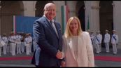Il cancelliere austriaco Christian Stocker a Palazzo Chigi da Meloni