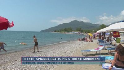 Cilento, spiaggia gratis per studenti minorenni