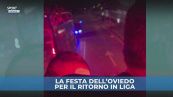 L'Oviedo torna in Liga dopo 24 anni: delirio in città