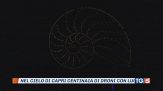 Le luci dei droni incantano Capri