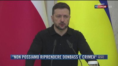 Breaking News delle 21.30 | "Non possiamo riprendere Donbass e Crimea"