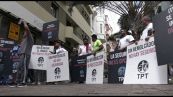 Hantavirus, a Tenerife proteste contro l'attracco della MV Hondius