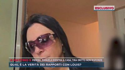 Pierina, Manuela rientra a casa, tira dritto non risponde