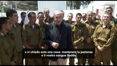 Netanyahu alla base militare: "Vi chiedo pazienza e sangue freddo"