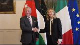 Italia-Giordania, 40 minuti di colloquio tra Meloni e il re Abdallah II