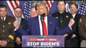 Trump riaccende la campagna dal Michigan: attacco a Biden e migranti