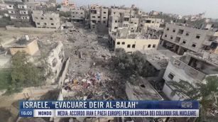 Breaking News delle 16.00 | Israele, "evacuare Deir Al-Balah"