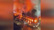 Scozia, incendio devasta la stazione centrale di Glasgow