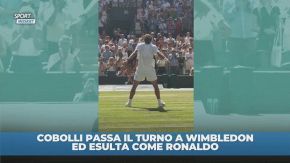 Cobolli e l'esultanza alla CR7