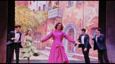 Alla prima di "Tootsie" al Sistina Lino Banfi e gli autori americani