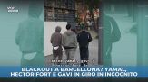 Il giovane Barca in incognito per la città