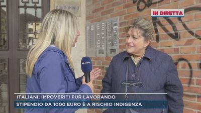 Italiani, impoveriti pur lavorando