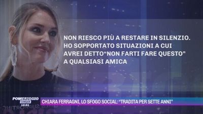 Chiara Ferragni, lo sfogo sui social: "Tradita per sette anni"