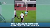 Tresoldi: che gol in allenamento!