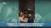 Thuram show alla festa di Natale