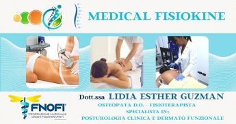 Studio Professionale Multidisciplinare, Owner Dott.ssa Lidia Esther Guzman Osteopata D.O. - Posturologa-Chinesiologa-Fisioterapista-Mézièrista specializzata in Riabilitazione Dermato-Estetica e Funzionale