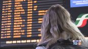 Nuovo stop ai treni sciopero in corso