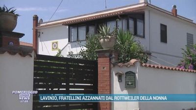 Lavinio, fratellini azzannati dal rottweiler della nonna