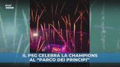 Il Psg alza la Coppa anche nel suo stadio: spettacolo pirotecnico