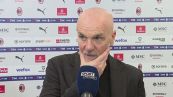 Pioli: "La reazione? Importante come l'appoggio della società"