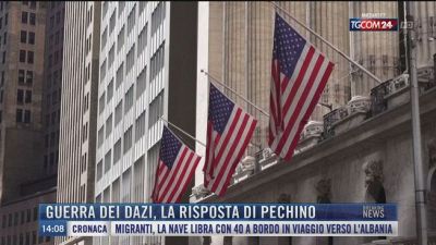 Breaking News delle 14.00 | Guerra dei dazi, la risposta di Pechino