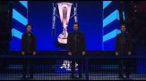 Il Volo esegue l'Inno di Mameli alla finale delle ATP Finals 2025
