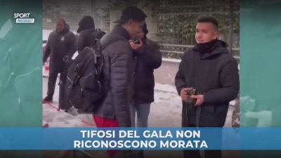 Tifosi del Gala non riconoscono Morata