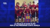 Dani Olmo: maglia speciale per festeggiare le 100 presenze nel Barcellona