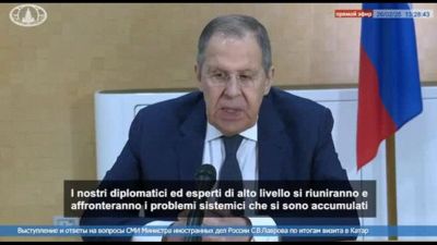 Lavrov annuncia nuovo incontro fra diplomatici di Russia e Usa