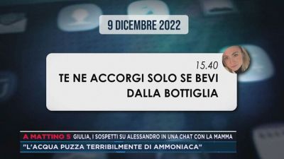 Giulia, i sospetti su Alessandro in una chat con la mamma