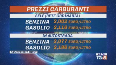 Carburanti alle stelle, benzina sopra i 2 euro