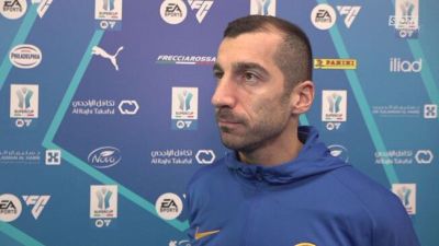 Supercoppa, Mkhitaryan spinge l'Inter: "Nel 2025 sogno di vincere tutto"