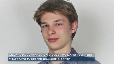 Edoardo scomparso da giovedì, parlano i genitori