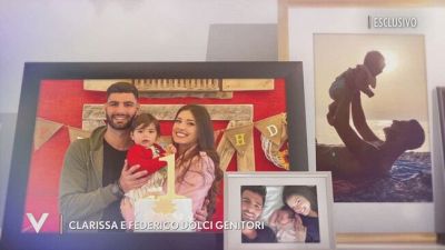 Clarissa Marchese e Federico Gregucci dolci genitori