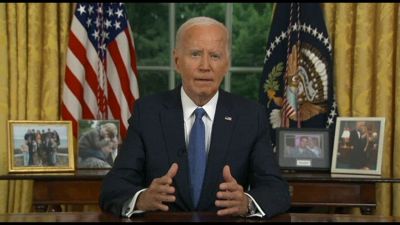 L'addio di Biden: ho rinunciato a candidarmi per il Paese