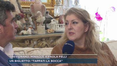 Trevignano, minacce a Paola Felli
