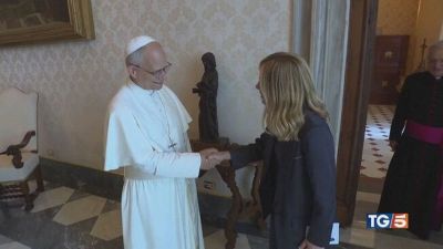 Meloni dal Papa, guerre e fine vita