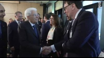 Mattarella visita la comunità italiana in Lussemurgo