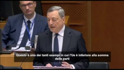 Difesa, Draghi: "Possiamo aspettarci di restare soli in Ue e Ucraina"