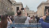 Papa Leone XIV, acclamato dai fedeli in piazza San Pietro