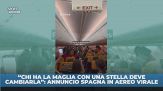 Spagna campione, l'annuncio in aereo è virale