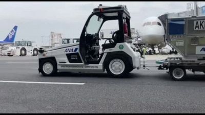 Giappone sperimenta veicolo senza conducente all'aeroporto di Tokyo