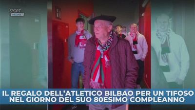 Lacrime per un tifoso dell'Atletico Bilbao