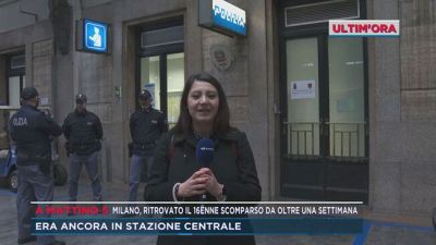 Milano, ritrovato il 16enne scomparso da oltre una settimana