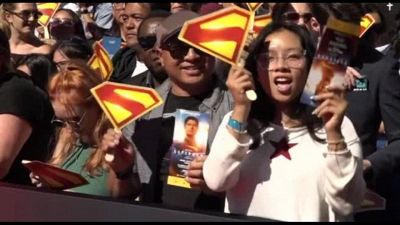 Hollywood, trionfo di S alla premiere mondiale del nuovo "Superman"