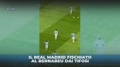 Real Madrid fischiato al Bernabeu