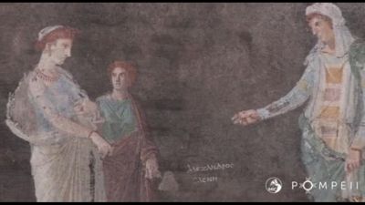 A Pompei emerge un salone ispirato alla guerra di Troia
