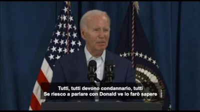 Attentato a Trump, Biden: "Non c'è posto per questo tipo di violenza"