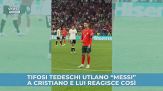 Tedeschi urlano "Messi" a CR7